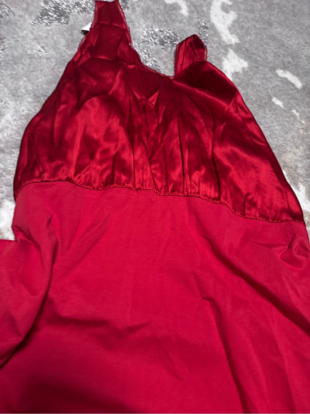 Balenciaga Burgundy Long Sleeve Dress with Slip Layer - Picture 5 of 8